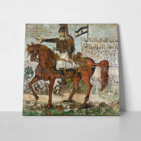 Πίνακας σε καμβά ΘΕΟΦΙΛΟΣ ΧΑΤΖΗΜΙΧΑΗΛ - ΘΕΟΔΩΡΟΣ ΚΟΛΟΚΟΤΡΩΝΗΣ