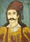 Πινακας σε καμβά ΘΕΟΦΙΛΟΣ ΧΑΤΖΗΜΙΧΑΗΛ - ΜΑΡΚΟΣ ΜΠΟΤΣΑΡΗΣ