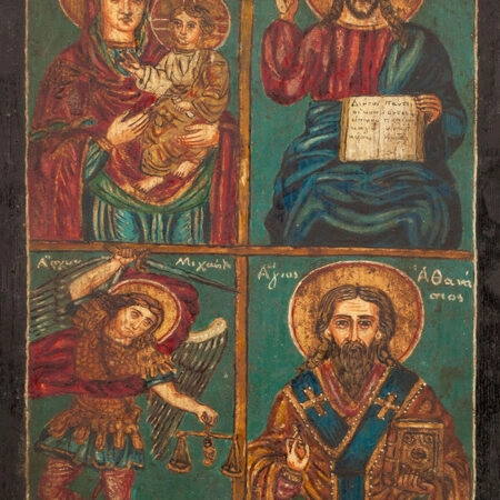 Πινακας σε καμβά ΘΕΟΦΙΛΟΣ ΧΑΤΖΗΜΙΧΑΗΛ - ΠΑΝΑΓΙΑ ΚΑΙ ΑΓΙΟΙ - Θεόφιλος Χατζημιχαήλ Sticky 5