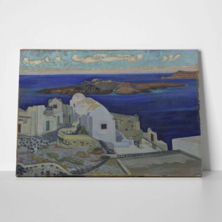 Πινακας σε καμβά ΚΩΝΣΤΑΝΤΙΝΟΣ ΜΑΛΕΑΣ - ΣΑΝΤΟΡΙΝΗ 2 - Κωνσταντίνος Μαλέας