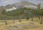 Πινακας σε καμβά ΚΩΝΣΤΑΝΤΙΝΟΣ ΜΑΛΕΑΣ - ΤΟΠΙΟ ΠΕΝΤΕΛΗΣ