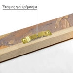 Πινακας σε καμβά ΚΩΝΣΤΑΝΤΙΝΟΣ ΜΑΛΕΑΣ - ΤΟΥΡΚΟΛΙΜΑΝΟ