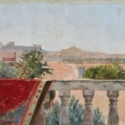 Πινακας σε καμβά ΛΕΜΠΕΣΗΣ ΠΟΛΥΧΡΟΝΗΣ - ΤΟΠΙΟ ΑΘΗΝΩΝ - Πολυχρόνης Λεμπέσης Sticky 5