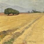 Πίνακας σε καμβά ΝΙΚΗΦΟΡΟΣ ΛΥΤΡΑΣ - ΧΩΡΑΦΙ ΜΕ ΣΤΑΧΥΑ