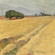 Πίνακας σε καμβά ΝΙΚΗΦΟΡΟΣ ΛΥΤΡΑΣ - ΧΩΡΑΦΙ ΜΕ ΣΤΑΧΥΑ - Νικηφόρος Λύτρας Sticky 5