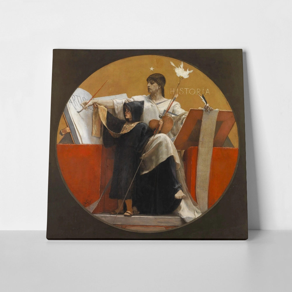 Πίνακας σε καμβά ΝΙΚΟΛΑΟΣ ΓΥΖΗΣ - ΙΣΤΟΡΙΑ