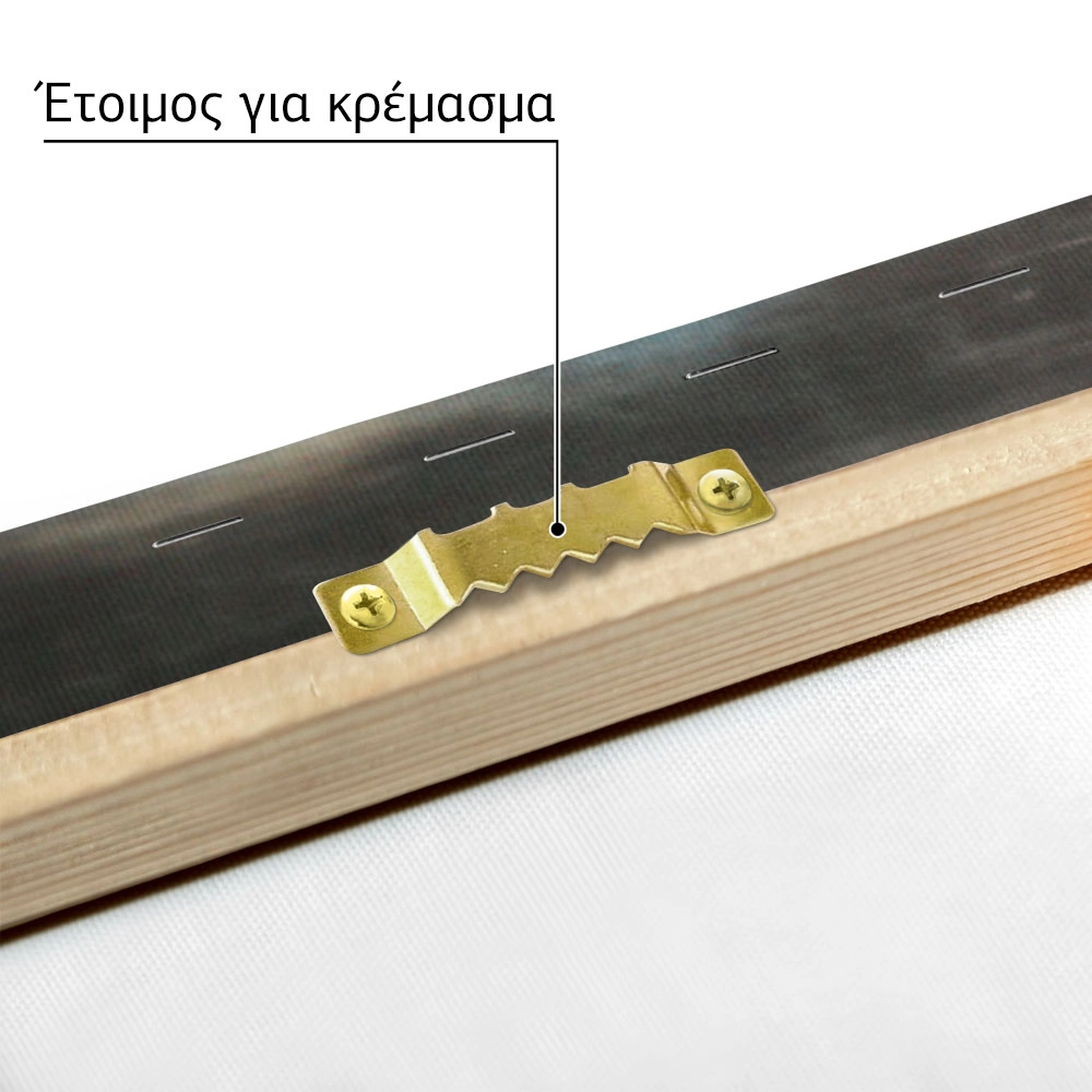 Πινακας σε καμβά ΝΙΚΟΛΑΟΣ ΓΥΖΗΣ - ΦΥΓΗ ΜΕΤΑ ΤΗΝ ΚΑΤΑΣΤΡΟΦΗ