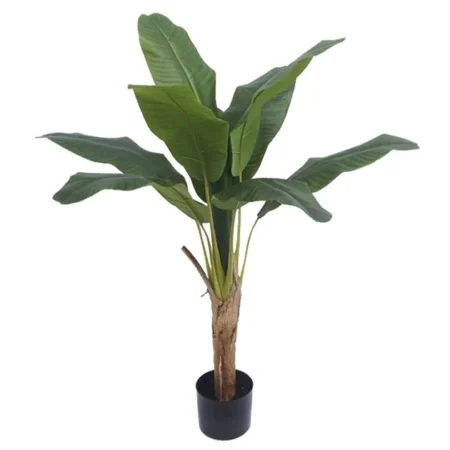 ΔΕΝΤΡΟ ΜΠΑΝΑΝΙΑ ΜΟΝΗ REAL TOUCH ΣΕ ΓΛΑΣΤΡΑ - Υ125cm - Τεχνητες Μπανανιες