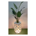 FIBERCLAY ΚΑΣΠΩ ΜΠΕΖ ΜΕ ΦΩΣ LED ΤΡΥΠΗΤΟ ΒΑΡΕΛΙ - Φ46x70cm 1/ΚΙΒ