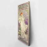 Πίνακας Πανοραμικός σε καμβά ALPHONSE MUCHA - LA DAME AUX CAMELIAS
