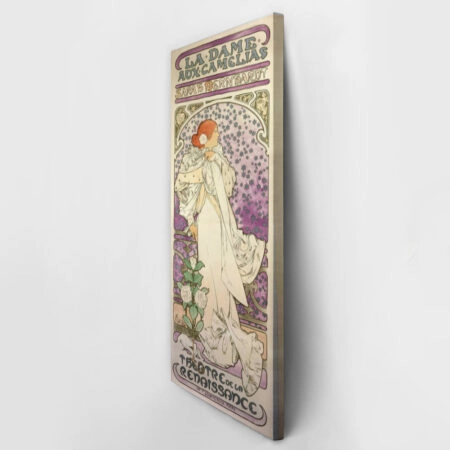 Πίνακας Πανοραμικός σε καμβά ALPHONSE MUCHA - LA DAME AUX CAMELIAS - Alphonse Mucha Sticky 2