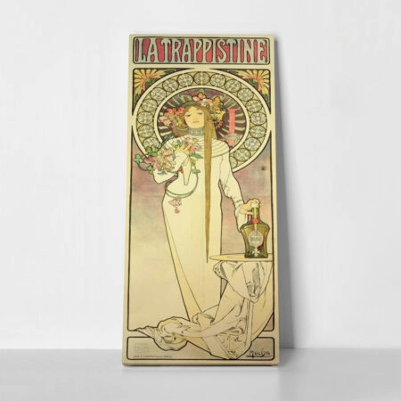 Πίνακας Πανοραμικός σε καμβά ALPHONSE MUCHA - LA TRAPPISTINE