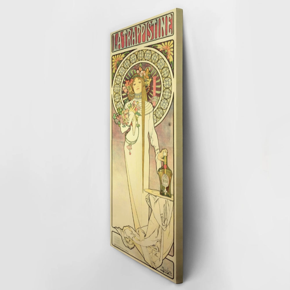 Πίνακας Πανοραμικός σε καμβά ALPHONSE MUCHA - LA TRAPPISTINE