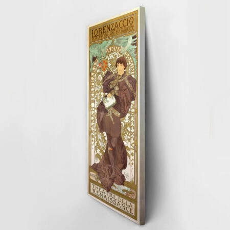 Πίνακας Πανοραμικός σε καμβά ALPHONSE MUCHA - LORENZACCIO - Alphonse Mucha Sticky 2