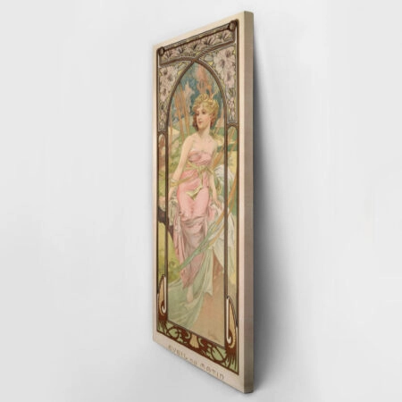 Πίνακας Πανοραμικός σε καμβά ALPHONSE MUCHA - MORNING AWAKENING - Alphonse Mucha Sticky 2