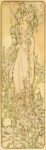 Πίνακας Πανοραμικός σε καμβά ALPHONSE MUCHA - THE LILY