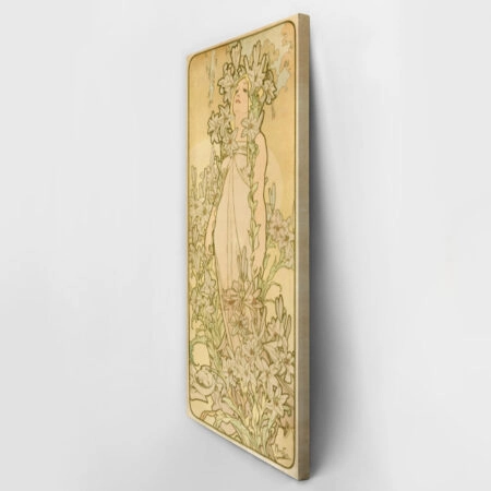 Πίνακας Πανοραμικός σε καμβά ALPHONSE MUCHA - THE LILY - Alphonse Mucha Sticky 2