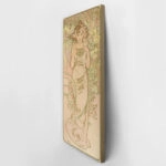 Πίνακας Πανοραμικός σε καμβά ALPHONSE MUCHA - THE ROSE