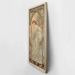 Πίνακας Πανοραμικός σε καμβά ALPHONSE MUCHA - TIMES OF THE DAY