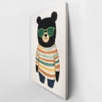Πινακας σε καμβά BEAR WITH SUNGLASSES