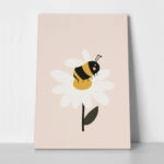 Πινακας σε καμβά BEE ON FLOWER