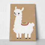 Πινακας σε καμβά BOHO LLAMA