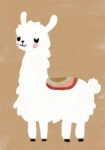 Πινακας σε καμβά BOHO LLAMA