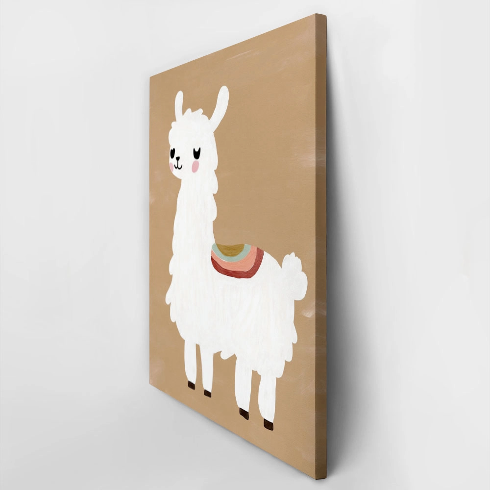 Πινακας σε καμβά BOHO LLAMA