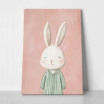 Πινακας σε καμβά BUNNY IN PYJAMA