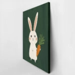 Πινακας σε καμβά BUNNY WITH CARROT