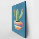 Πινακας σε καμβά CACTUS IN A CUP