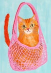 Πινακας σε καμβά CAT IN BAG