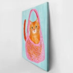Πινακας σε καμβά CAT IN BAG