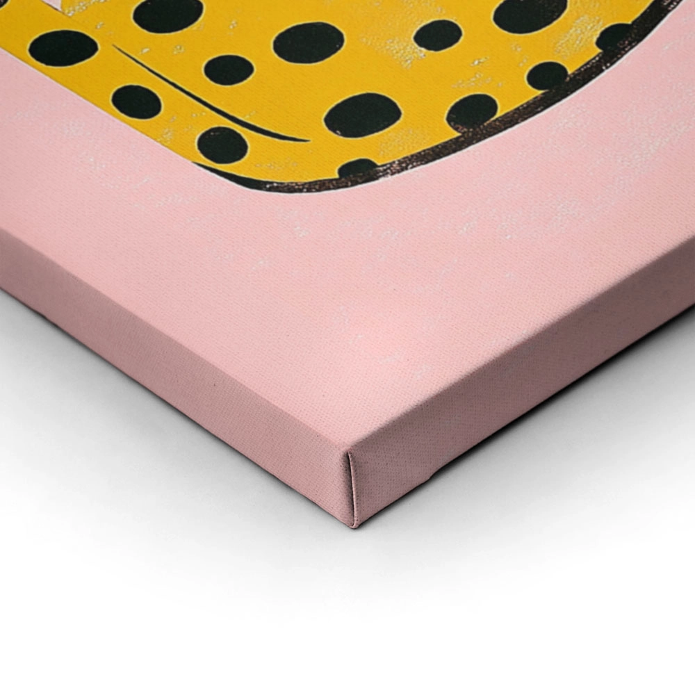 Πινακας σε καμβά CHEETAH ON PINK