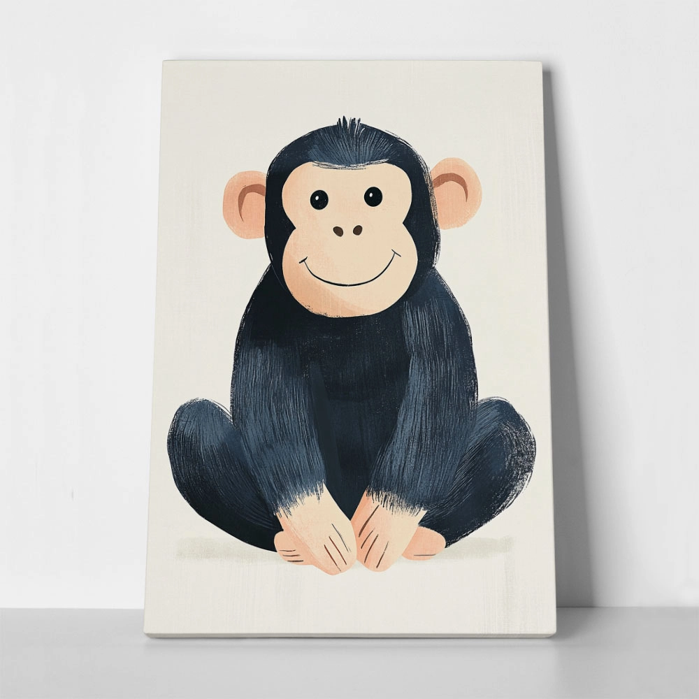 Πινακας σε καμβά CHIMPANZEE