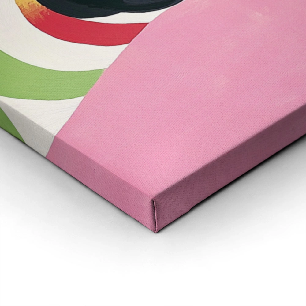 Πινακας σε καμβά COLORFUL ZEBRA