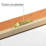 Πινακας σε καμβά CROCODILE ON ORANGE