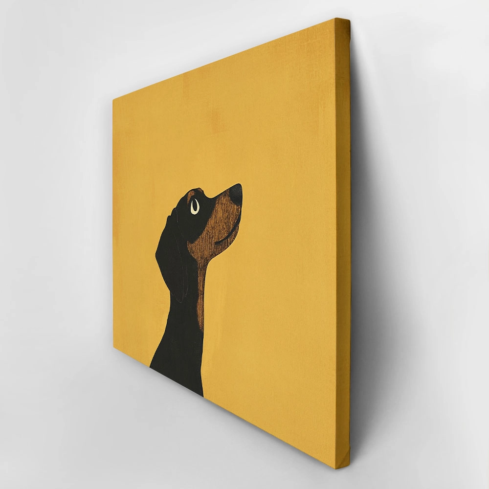 Πινακας σε καμβά DACHSHUND