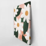 Πινακας σε καμβά DAISIES ON PINK