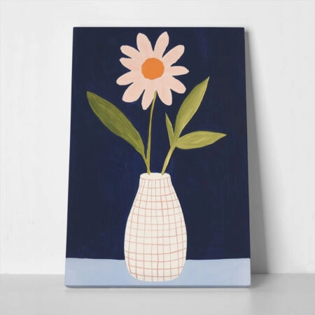 Πινακας σε καμβά DAISY IN A VASE - Παιδικοι και set