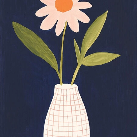 Πινακας σε καμβά DAISY IN A VASE - Παιδικοι και set Sticky 5