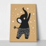 Πινακας σε καμβά DANCING ELEPHANT