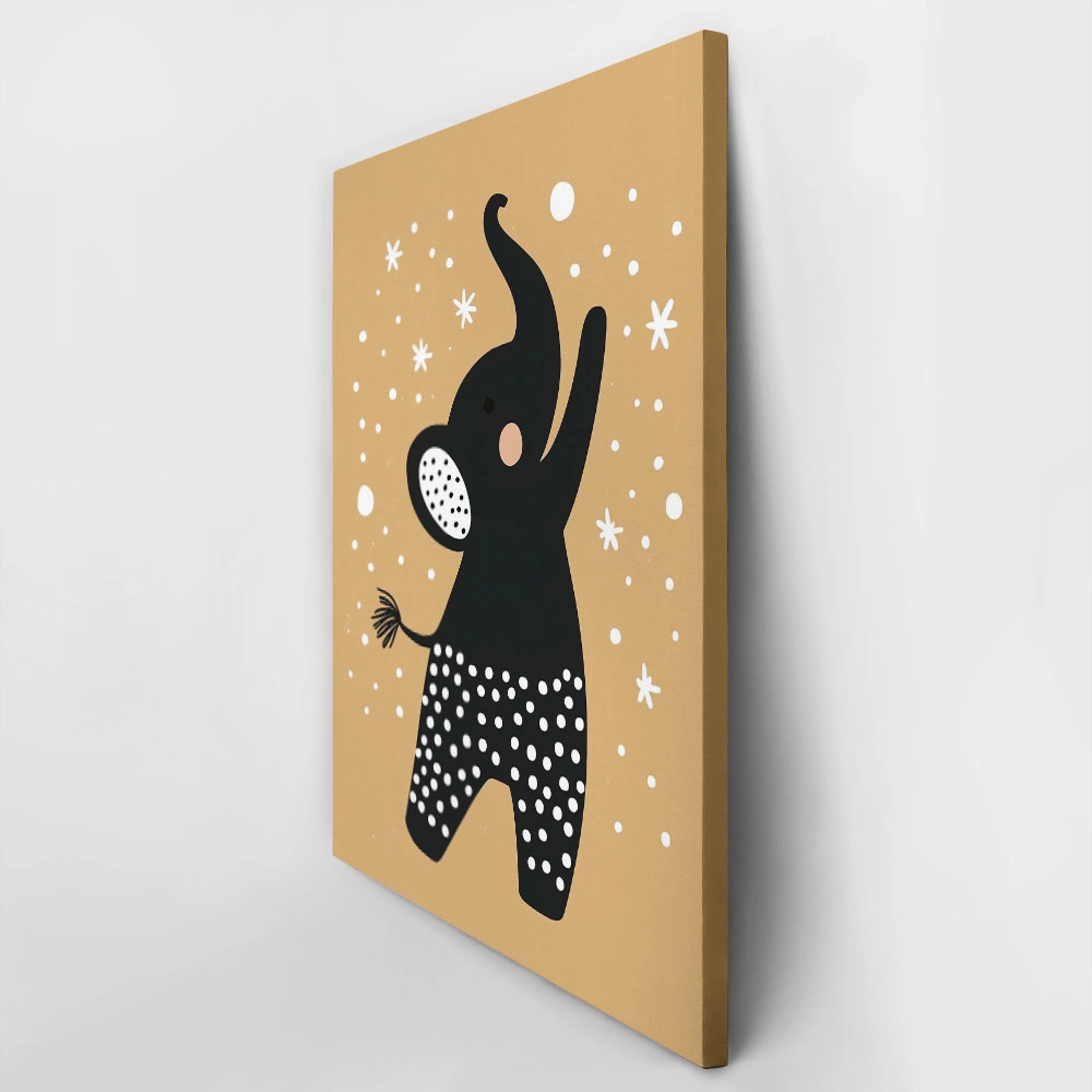 Πινακας σε καμβά DANCING ELEPHANT