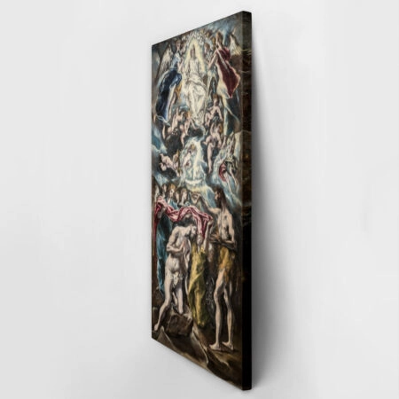 Πίνακας Πανοραμικός σε καμβά EL GRECO - BAPTISM OF CHRIST - El Greco Sticky 2