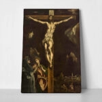 Πινακας σε καμβά EL GRECO - CRUCIFIXION WITH THE VIRGIN MARY AND SAINT JOHN THE EVANGELIST