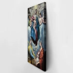 Πίνακας Πανοραμικός σε καμβά EL GRECO - MADONNA AND CHILD WITH SAINT MARTINA AND SAINT AGNES