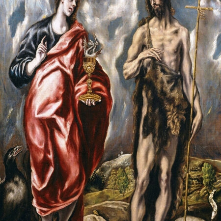 Πινακας σε καμβά EL GRECO - SAINT JOHN THE BAPTIST AND SAINT JOHN THE EVANGELIST - El Greco Sticky 5