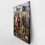 Πινακας σε καμβά EL GRECO - SAINT JOHN THE BAPTIST AND SAINT JOHN THE EVANGELIST