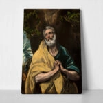 Πινακας σε καμβά EL GRECO - SAINT PETER IN TEARS