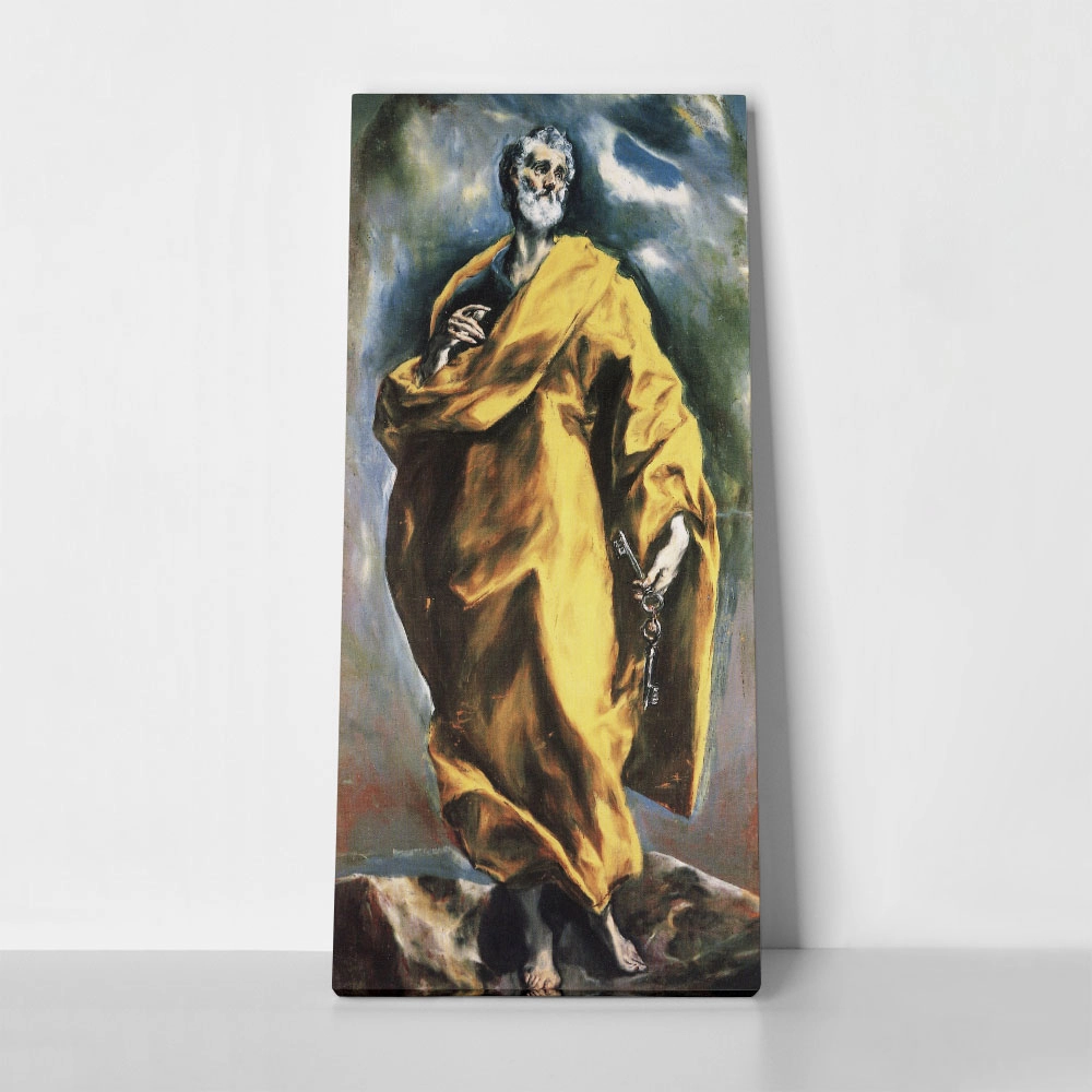 Πίνακας Πανοραμικός σε καμβά EL GRECO - SAINT PETER